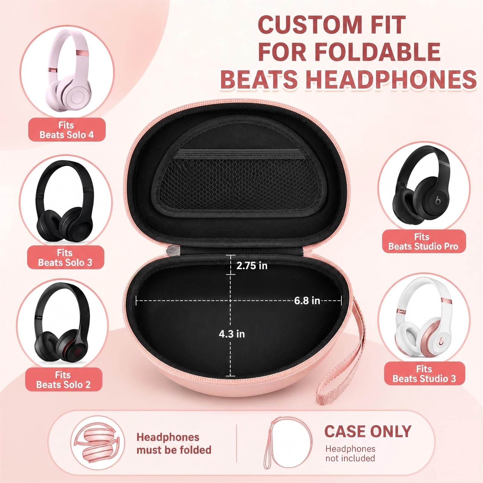 Amazon.com: COMECASE Headphone Case Compatible with Beats Solo 4